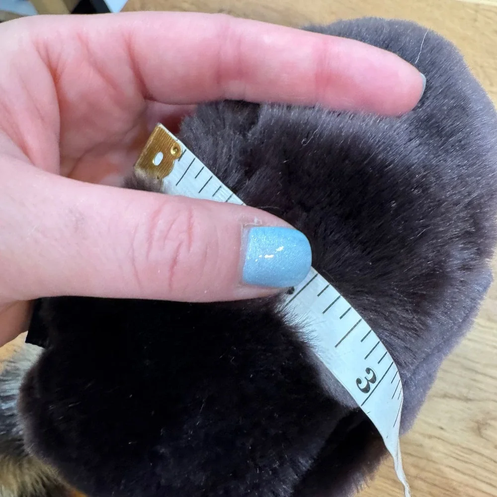 Companion Road Pet Fashions Faux Fur Coonskin Cap Hat with Tail for Dogs Cats